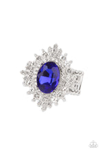 Load image into Gallery viewer, Paparazzi Five Star Shimmer French Blue Ring - EMP 2021 Exclusive
