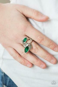 Flawless Foliage Ring - Choose from black or green