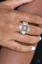 Load image into Gallery viewer, Paparazzi Four Corners Fashion - Orange Ring
