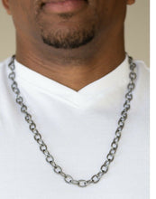 Load image into Gallery viewer, Paparazzi - Full Court - Men&#39;s Silver Chain Necklace
