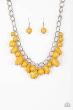 Load image into Gallery viewer, Georgeously Globetrotter Necklace - Choose from Green, Orange, Purple and Yellow
