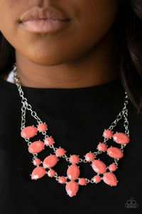 Paparazzi - Goddess Glow Necklace - Choose: Black, Green, Orange