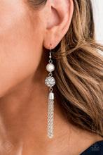 Load image into Gallery viewer, Fashion Fix Fiercely 5th Ave - Going DIOR to DIOR White Earrings - June 2020
