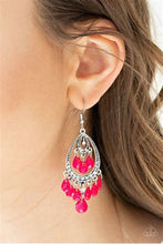 Load image into Gallery viewer, Paparazzi Gorgeously Genie Pink Earrings
