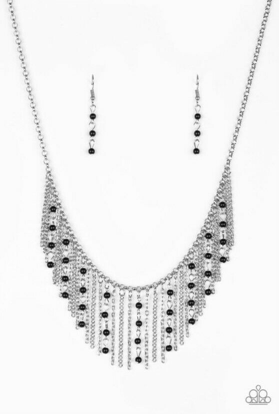 Harlem Hideaway Black Short Necklace