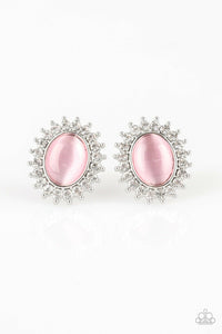 Paparazzi Hey There Gorgeous! Pink Post Earrings