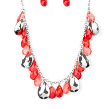 Load image into Gallery viewer, Hurricane Season Red Necklace
