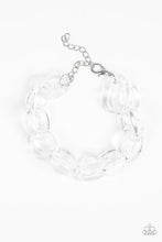 Load image into Gallery viewer, Ice Queen White Clear Acrylic Necklace and Ice Ice Baby Clear Acrylic Bracelet - Jewelry Set 51
