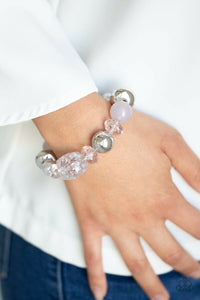 Paparazzi - Ice Ice Breaker - Silver Bracelet