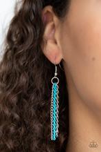 Paparazzi - Industrial Vibrance -Blue Chain Necklace