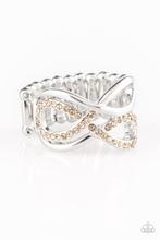 Load image into Gallery viewer, Paparazzi Infinite Illumination Brown Rhinestone Ring
