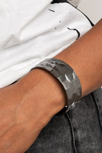 Load image into Gallery viewer, Is It Haute In Here? Gun Metal Black Bangle Bracelet
