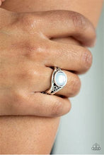 Load image into Gallery viewer, Paparazzi It Just Goes to Glow White Opalescent Ring
