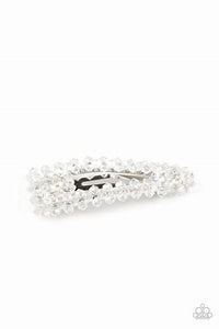 Hair Accessories - Just Follow the Glitter - White Hair Clip