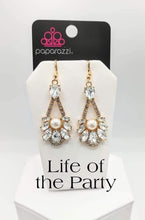 Load image into Gallery viewer, Paparazzi Prismatic Presence Gold Earrings - Life of the Party February 2021
