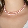 Load image into Gallery viewer, Ladies Choice Pink Choker Necklace and Follow My Lead Bracelet Pink Pearls - Jewelry Set 30
