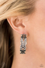 Load image into Gallery viewer, Fashion Fix - Lauren Wreaths Silver Hoop Earrings - Glimpses of Malibu December 2020
