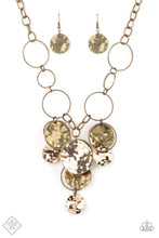 Load image into Gallery viewer, Paparazzi - Learn the Hardware Way - Brass Necklace - Fashion Fix Jan 2021 Sunset Sightings
