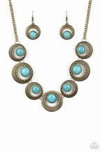 Load image into Gallery viewer, Paparazzi Lions, Tigers, and Bears Necklace - Choose from Brass and Blue or Black and Silver

