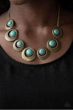 Load image into Gallery viewer, Paparazzi Lions, Tigers, and Bears Necklace - Choose from Brass and Blue or Black and Silver
