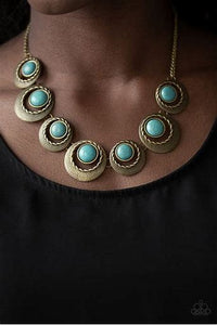 Paparazzi Lions, Tigers, and Bears Necklace - Choose from Brass and Blue or Black and Silver