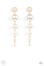 Load image into Gallery viewer, Living a WEALTHY Lifestyle Gold Pearl Earrings Fashion Fix
