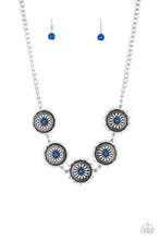 Load image into Gallery viewer, ME-DALLIONS, MYSELF, AND I - BLUE NECKLACE - PAPARAZZI
