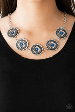 Load image into Gallery viewer, ME-DALLIONS, MYSELF, AND I - BLUE NECKLACE - PAPARAZZI
