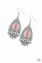 Load image into Gallery viewer, Paparazzi Majestically Malibu Pink Moonstone Earrings
