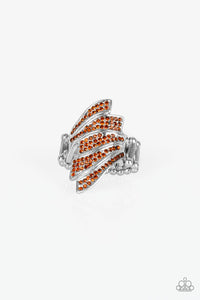 Majestically Monte Carlo Brown Rhinestone Ring