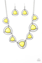 Load image into Gallery viewer, Paparazzi - Make a Point Pyramid Shape Necklace - Choose from Black, Green or Yellow
