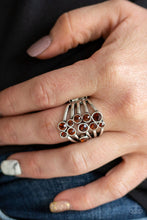 Load image into Gallery viewer, Meet in the Middle Brown Rhinestone Ring
