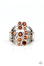 Load image into Gallery viewer, Meet in the Middle Brown Rhinestone Ring
