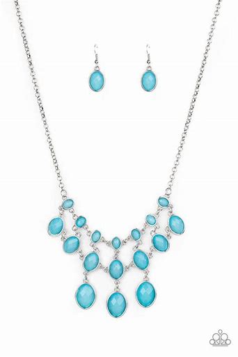 Mermaid Marmalade Blue Necklace