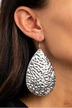 Load image into Gallery viewer, Paparazzi Metallic Mirrors Silver Earrings
