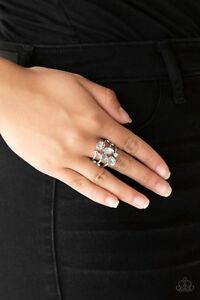 Metro Mingle White Rhinestone Ring