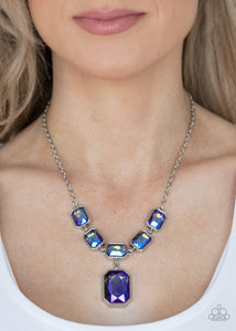 Million Dollar Moment Life of the Party Multicolor Iridescent Necklace
