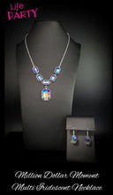 Load image into Gallery viewer, Million Dollar Moment Life of the Party Multicolor Iridescent Necklace
