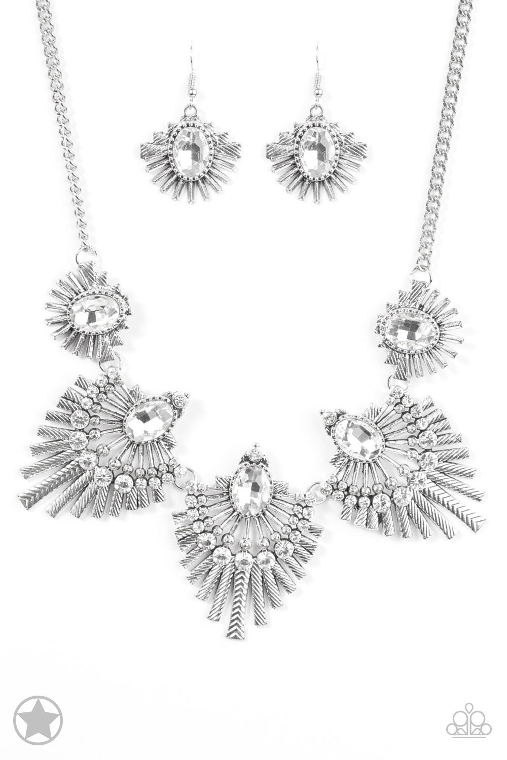 Paparazzi - Miss You-niverse  - Silver Necklace - Blockbuster