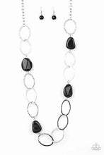 Load image into Gallery viewer, Paparazzi Modern Day Malibu - Long Black Necklace
