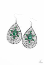 Load image into Gallery viewer, Poppin Popularity Green Necklace and Modern Garden Green Earrings - Jewelry Set 7
