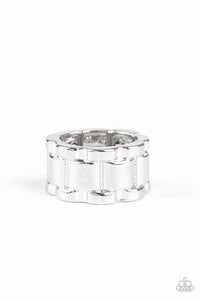 Paparazzi Modern Machinery Men's Silver Ring