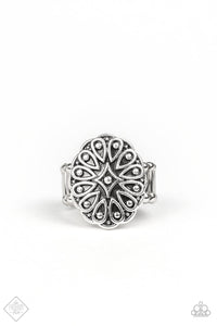 Modern Mandala Silver Ring - Fashion Fix Oct 2019 Glimpses of Malibu