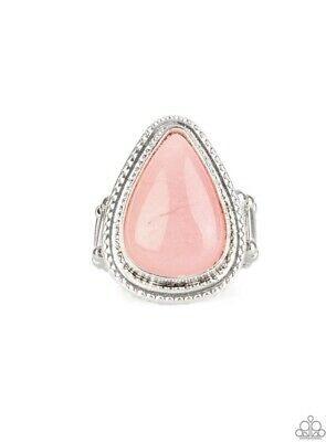 Mojave Mist Pink Ring in a Triangle Shape