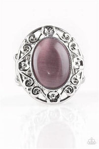 Paparazzi Moonlit Marigold Purple Moonstone Ring