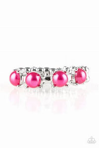 Paparazzi More Or Priceless Pink Pearl Ring