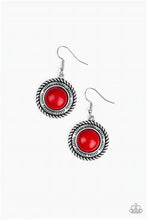 Load image into Gallery viewer, Paparazzi Natural Born Normal Red Stone Earrings
