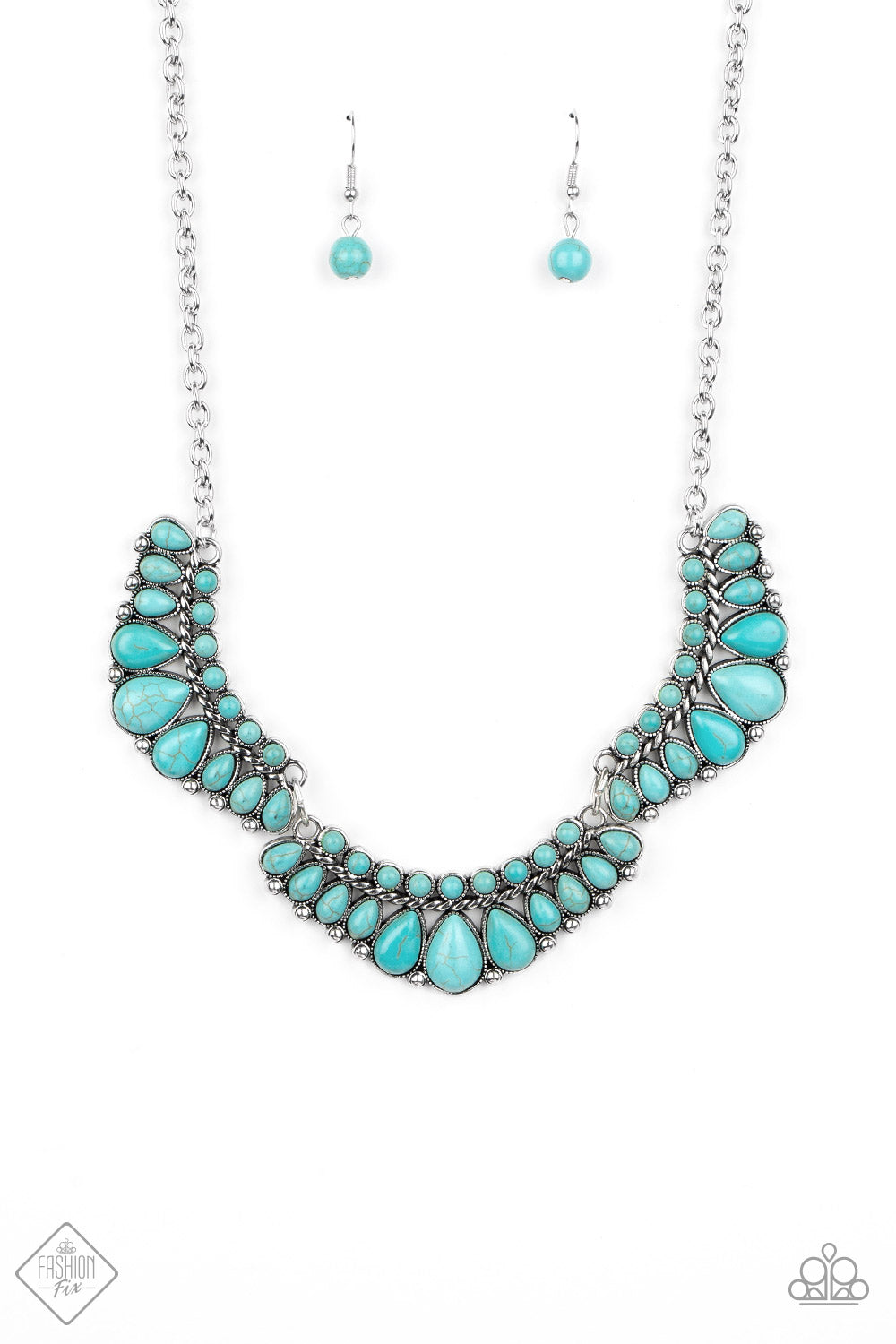 Paparazzi - Naturally Native - Turquoise Blue Necklace - Fashion Fix