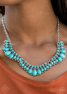 Paparazzi - Naturally Native - Turquoise Blue Necklace - Fashion Fix