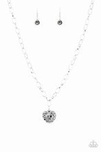 Load image into Gallery viewer, Paparazzi -No Love Lost - Heart Pendant with Rhinestone in Pink, Red, Silver
